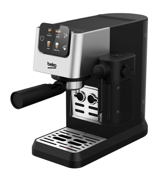 Beko CEP5304X CaffeExperto Semi Automatic Espresso Coffee Machine with Integrated Milk Jug Silver