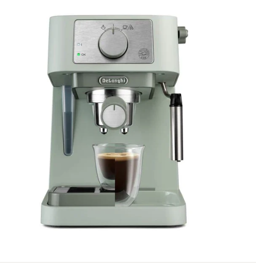 Delonghi EC260.GR Stilosa Traditional Barista Pump Manual Espresso Coffee Machine Green