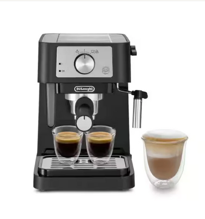 Delonghi EC260.BK Stilosa Traditional Barista Pump Manual Espresso Coffee Machine Black