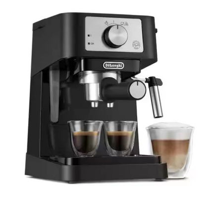 Delonghi EC260.BK Stilosa Traditional Barista Pump Manual Espresso Coffee Machine Black
