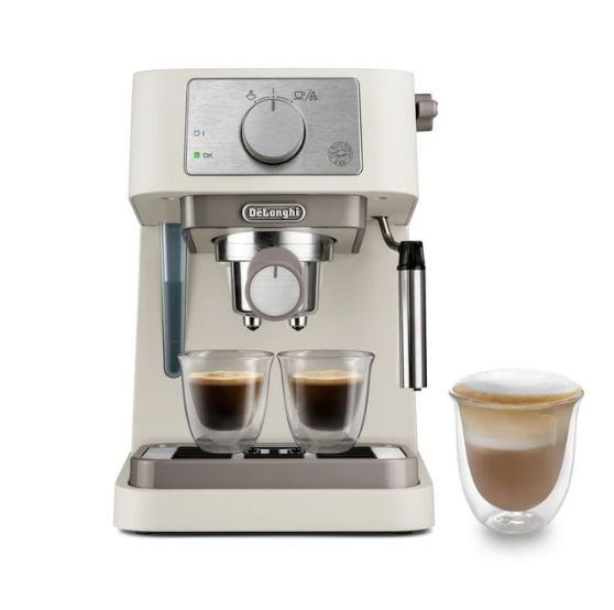 Delonghi EC260.CR Stilosa Traditional Barista Pump Manual Espresso Coffee Machine Cream