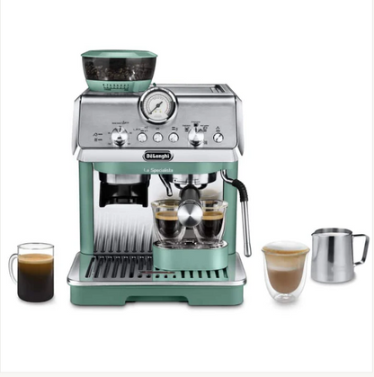 Delonghi EC9155.GR La Specialista Arte Compact Manual Bean to Cup Coffee Machine Green