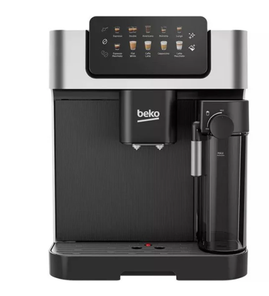 Beko CEG7304X CaffeExperto Fully Automatic 2L Bean To Cup Coffee Machine with Integrated Milk Jug Silver
